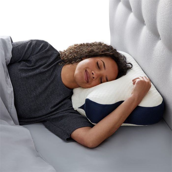 SnoozeLab ergonomic pillow for side sleepers