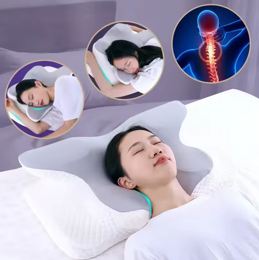 SnoozeLab ergonomic pillow for side sleepers